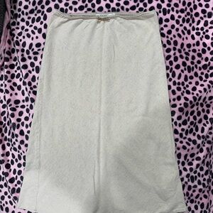 Urban Renewal Cream A-Line Skirt